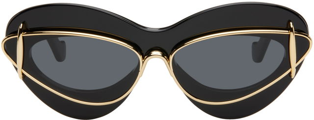 Cat-Eye Double Frame Sunglasses