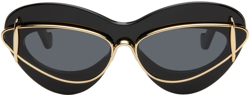 Слънчеви очила Loewe Cat-Eye Double Frame Sunglasses Черно | LW40119I 192337151095