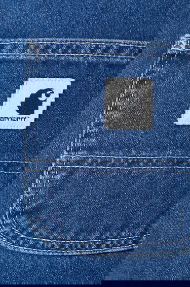 Дънки Carhartt WIP High Waist Wide Leg Simple Pant Синьо | I031924.106, 4