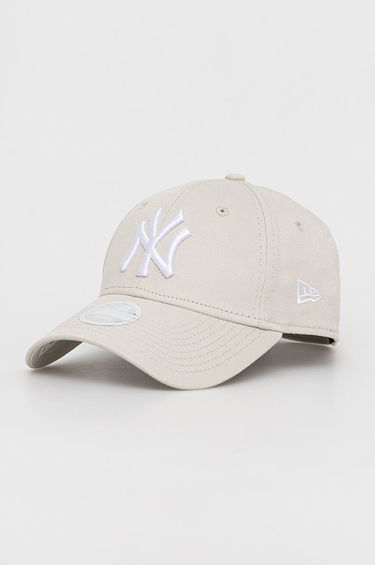 Шапка с козирка New Era 940W MLB League Essential 9forty New York Yankees Cap Бежово | 60292635.STNWHI, 0