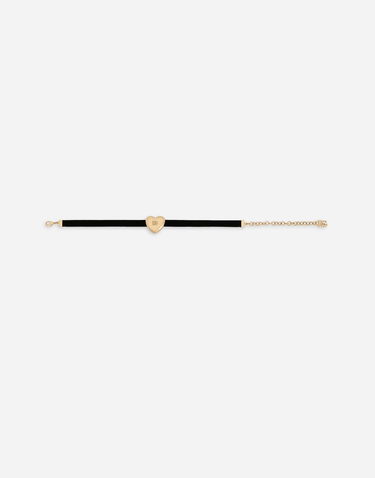 Колие Dolce & Gabbana Velvet Ribbon Necklace With Logo Многоцветен | WNQ8S1W1111N0011, 2