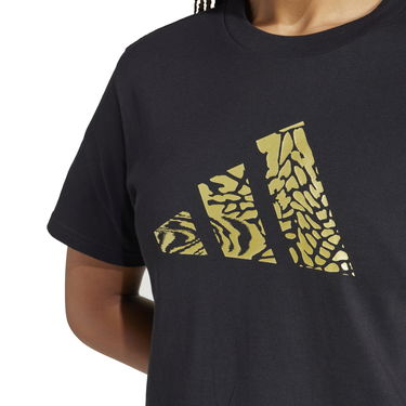 Тениска adidas Performance Metallic Logo Graphic Training T-Shirt Черно | JJ4059, 3