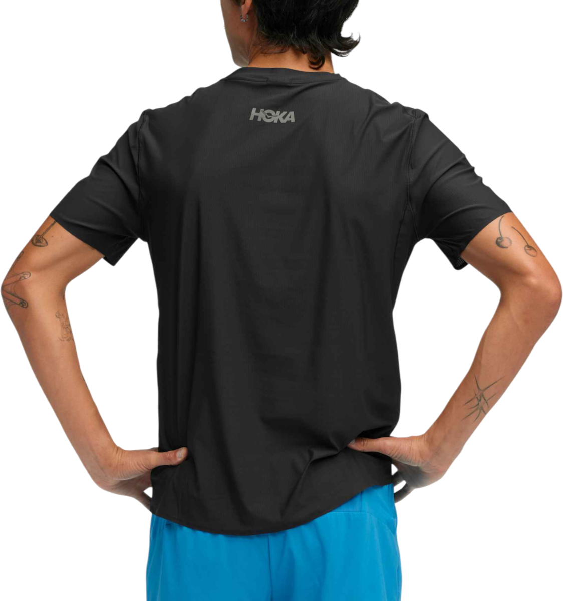 Тениска Hoka One One Hoka Airolite 2.0 Short Sleeve T-Shirt Черно | 1175771-blk, 1