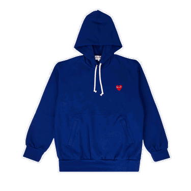 Суитчър Comme des Garçons Play Heart Hoodie Тъмно синьо | az t172 051 2, 0