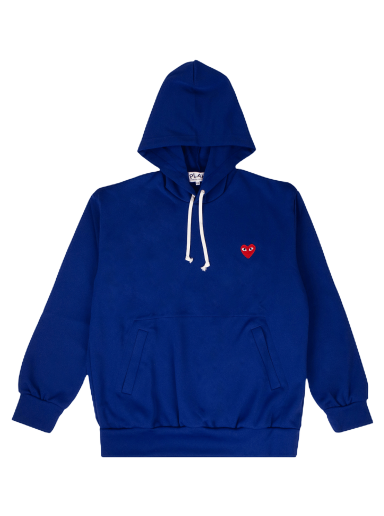 Суитчър Comme des Garçons Play Heart Hoodie Тъмно синьо | az t172 051 2