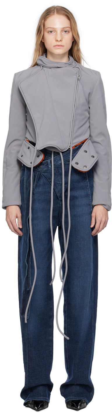 Яке Ottolinger Ottolinger Extended Trim Jacket Сиво | 405701, 0