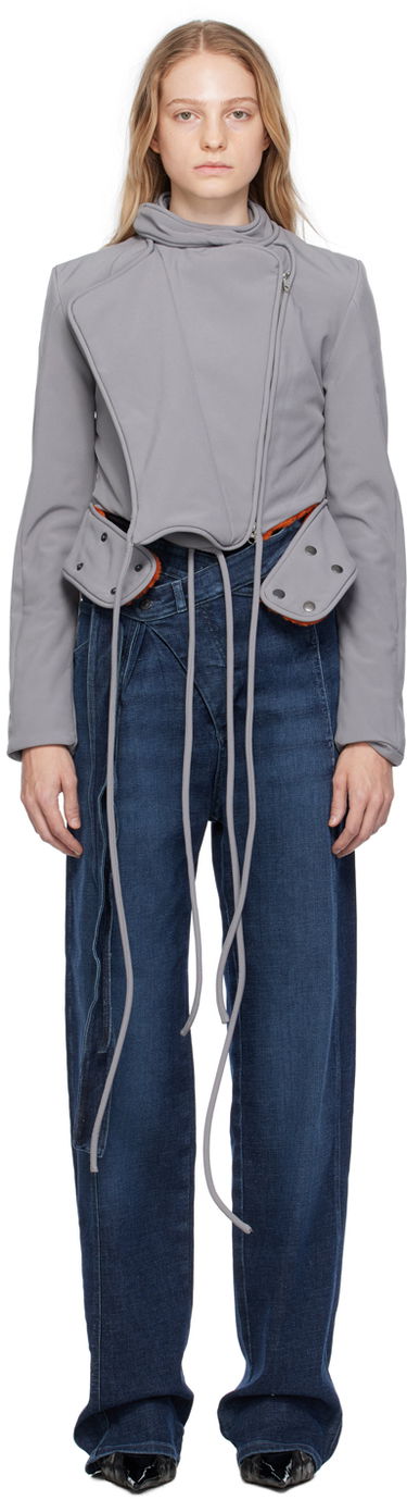 Яке Ottolinger Ottolinger Extended Trim Jacket Сиво | 405701, 0