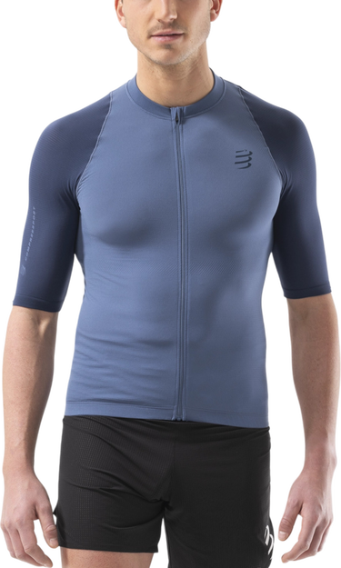 Фланелка Compressport Trail Racing Postural Short Sleeve Top Синьо | atsm4905122, 0