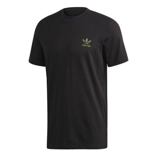 Тениска adidas Originals Camo Essential Logo Short Sleeve T-Shirt Черно | FM3352, 0