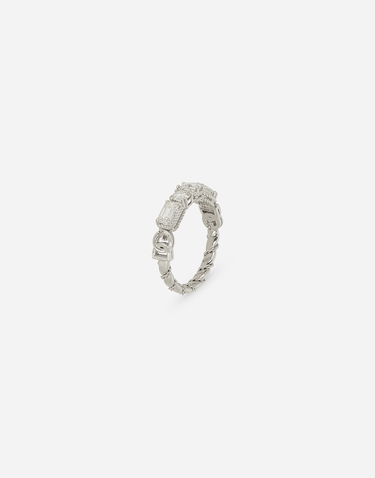 Пръстен Dolce & Gabbana Easy Diamond 18kt White Gold Ring Металик | WRQD3GWDIA180001, 2