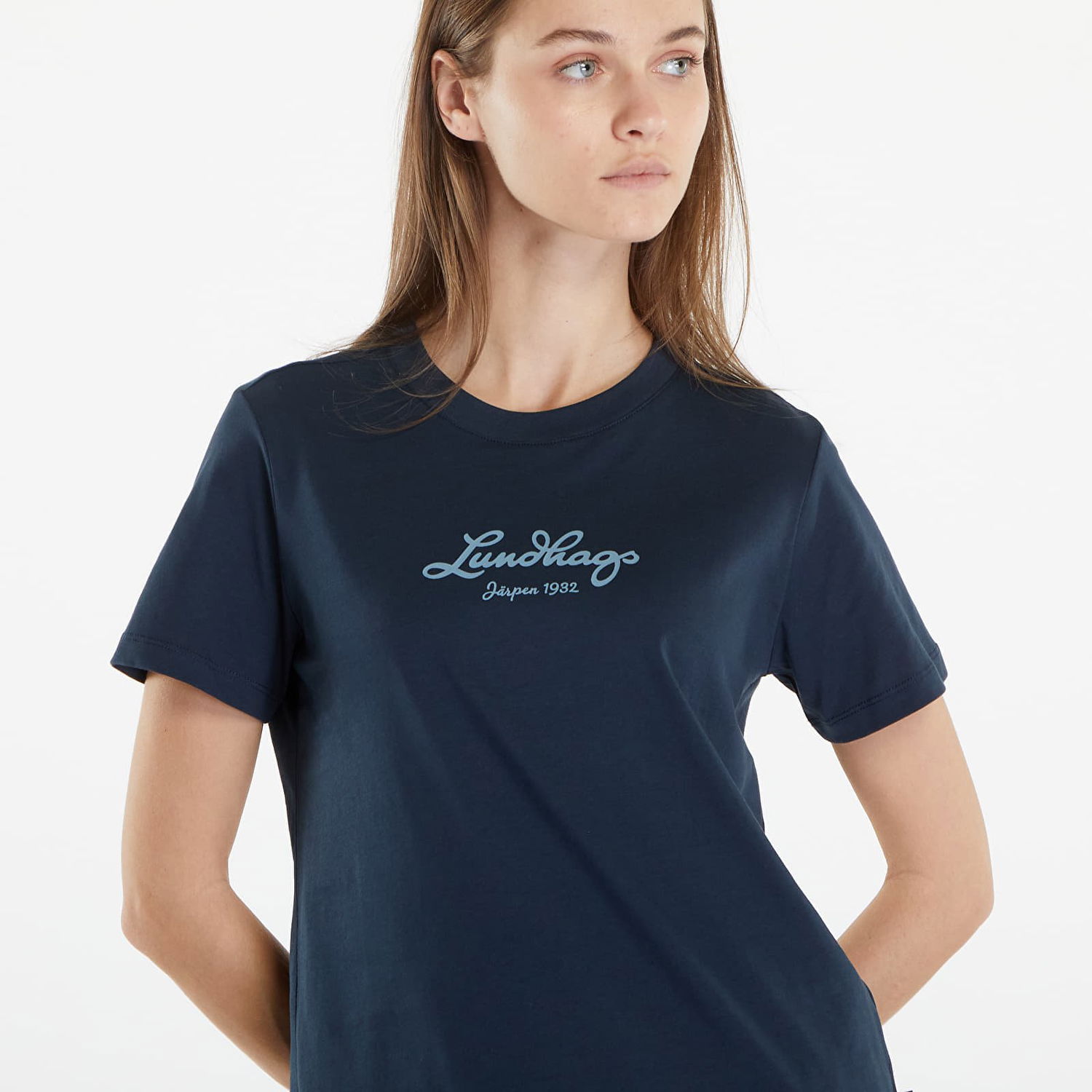Тениска Lundhags Lundhags Jarpen Logo T-Shirt Тъмно синьо | 44318-24-75350, 1