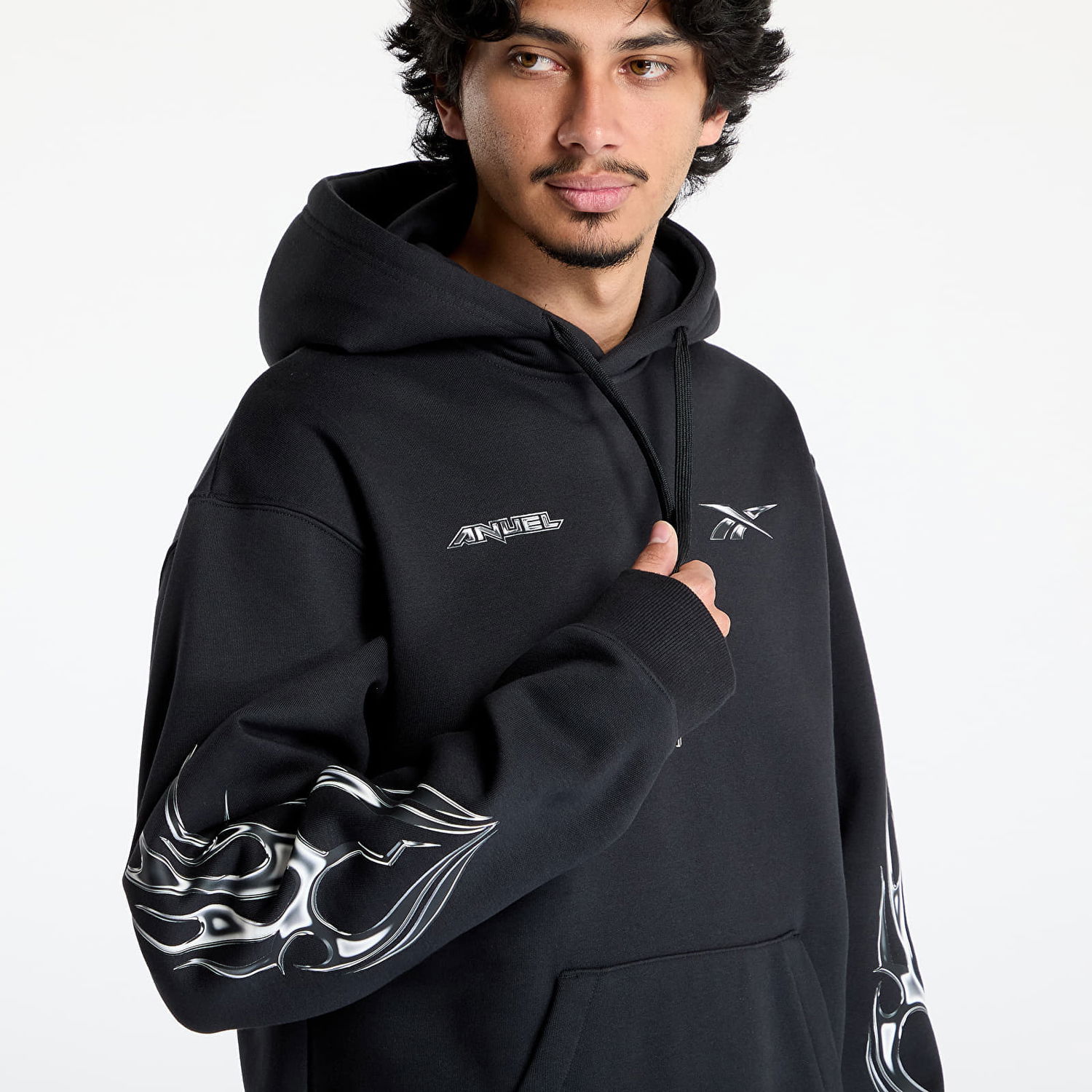 Суитчър Reebok Anuel Hoodie Черно | 100228282, 1
