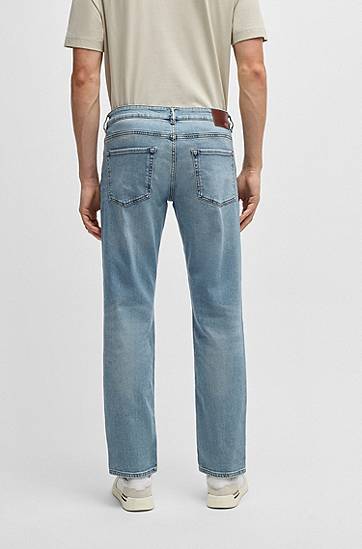 Дънки BOSS Maine Regular-Fit Comfort-Stretch Jeans Синьо | 50514237, 1