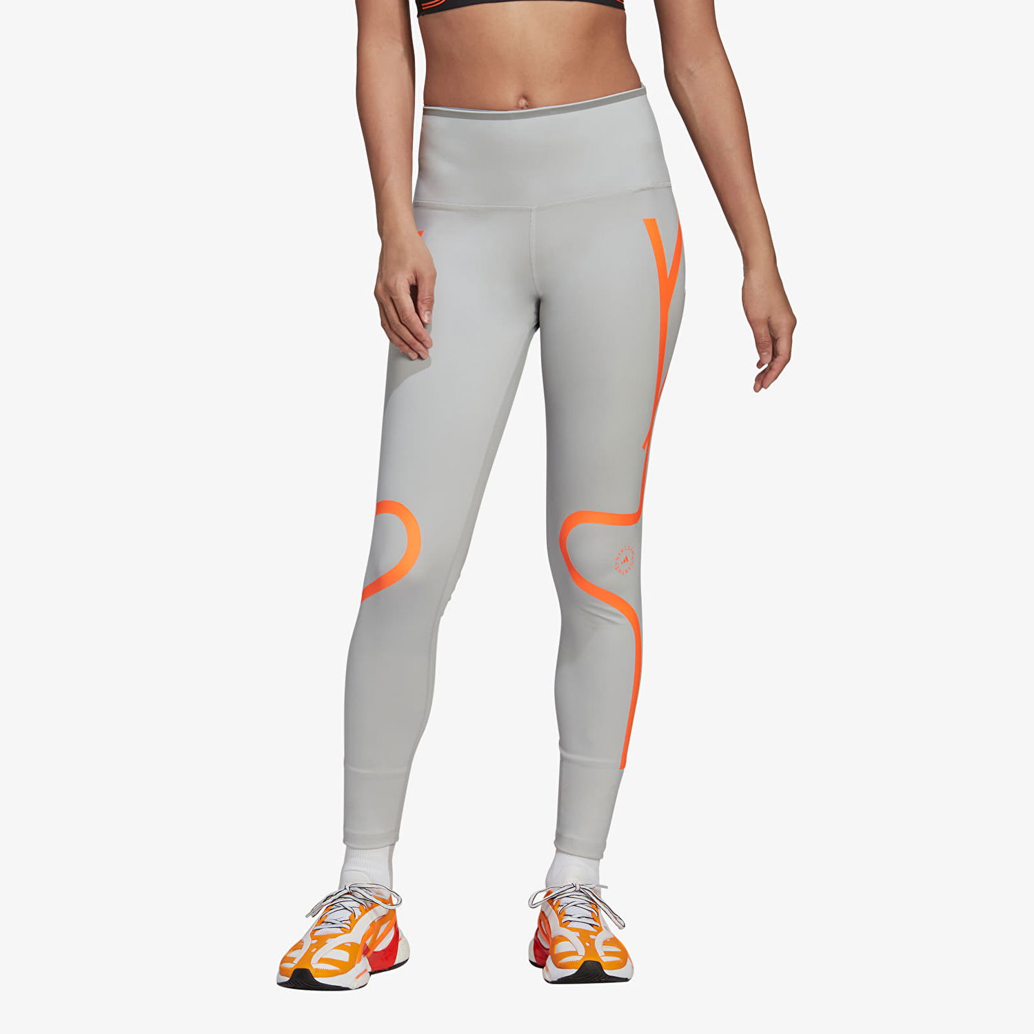 Клинове adidas Performance Stella McCartney x True Pace Tight Сиво | HD9116, 0