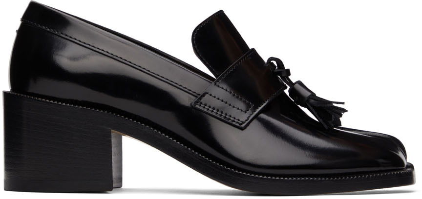 Кецове и обувки Maison Margiela Tabi Loafer Heels Черно | S58WR0099 PS679, 0