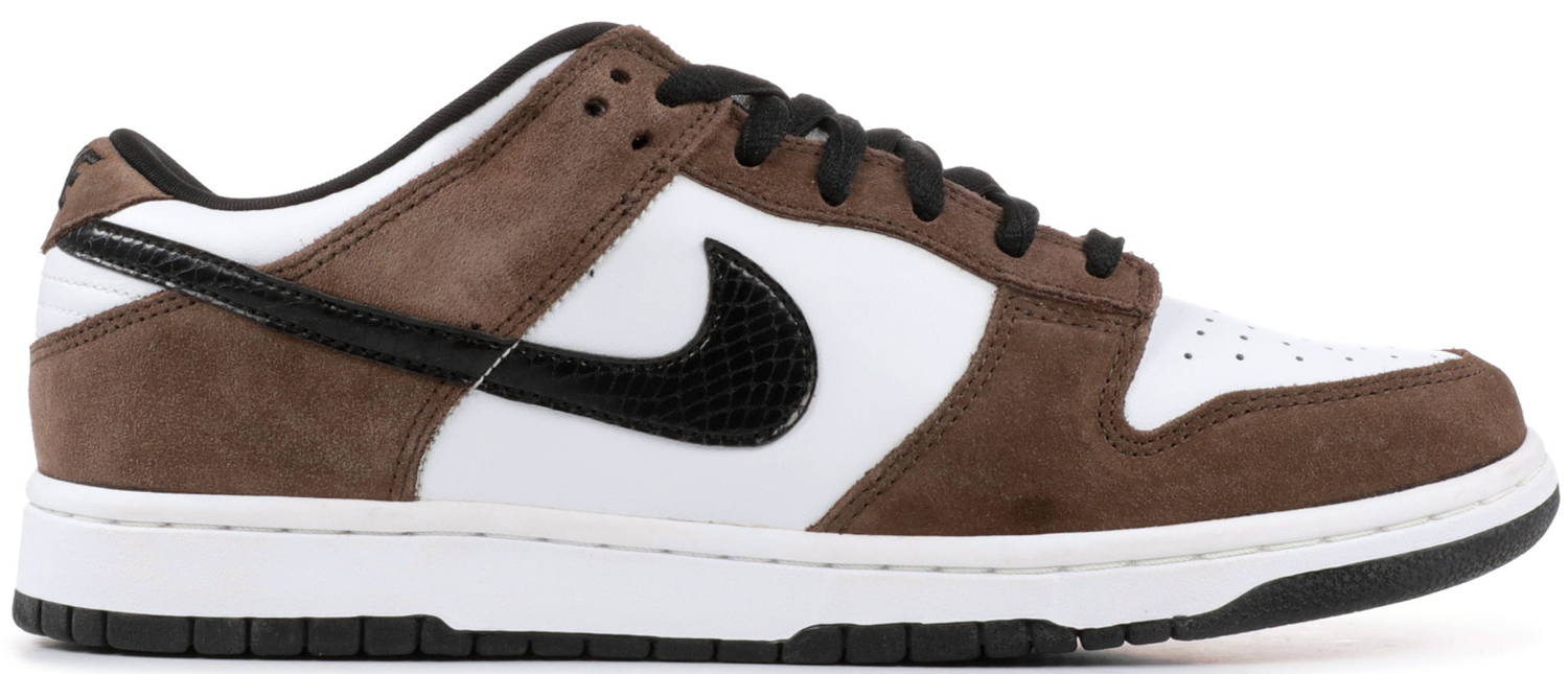 Кецове и обувки Nike SB SB Dunk Low White Black Trail End Brown Кафяво | 304292-102, 0