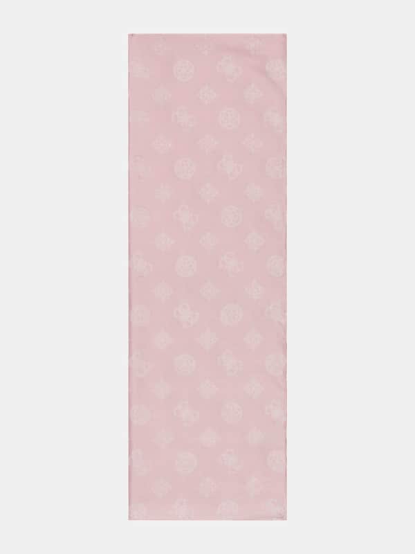 Шал GUESS Jorah 4G Peony Logo Scarf Розово | AW5151COT03, 0