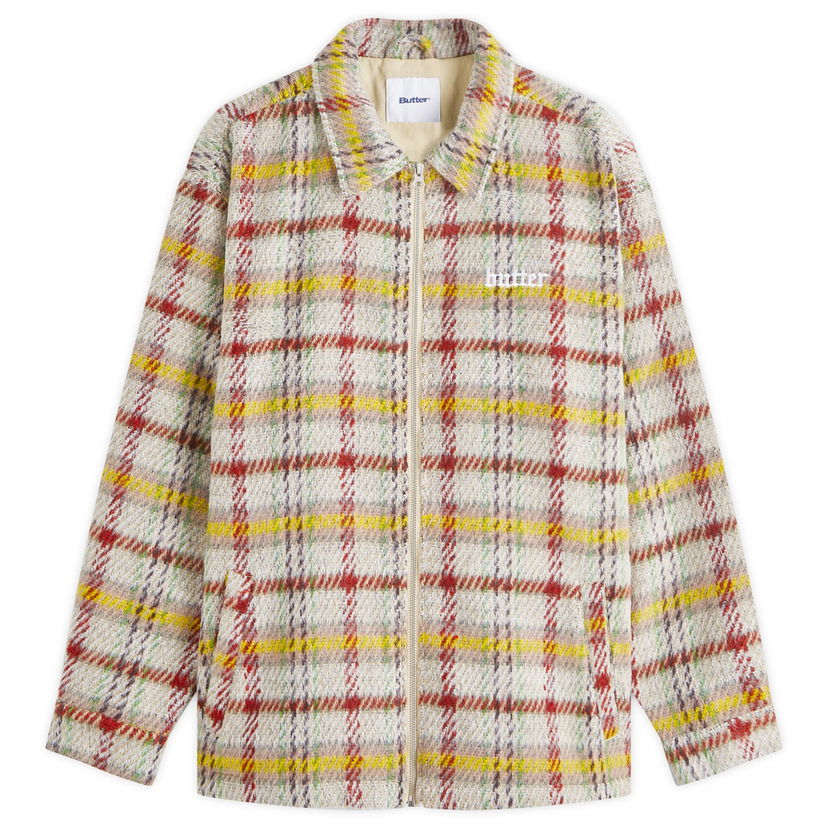 Яке Butter Goods Heavy Plaid Jacket Бургунди | BGQ224D12801