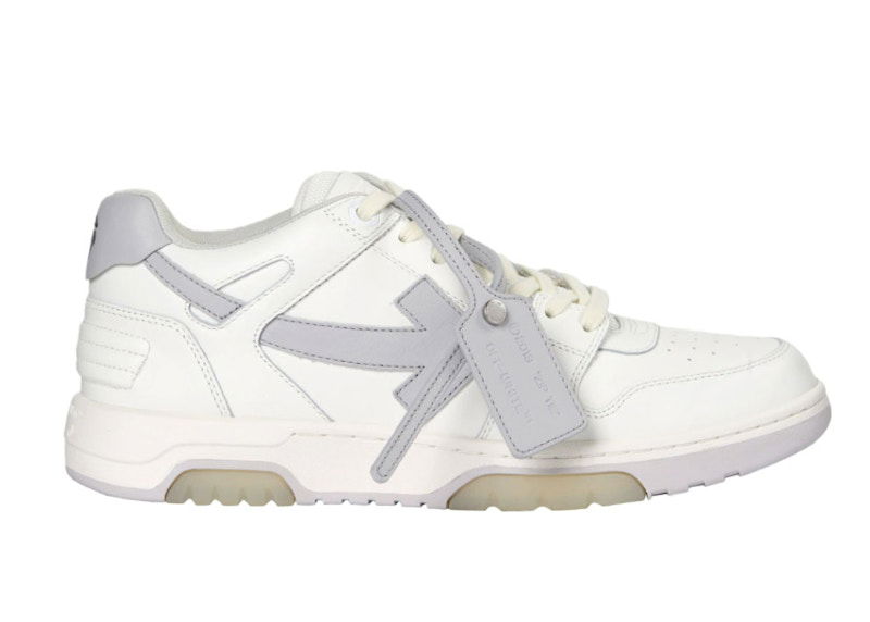 Кецове и обувки Off-White Out Of Office "OOO" Low Tops White Grey 2021 Бяло | OMIA189S21LEA0010109 / OMIA189F21LEA0010161, 0