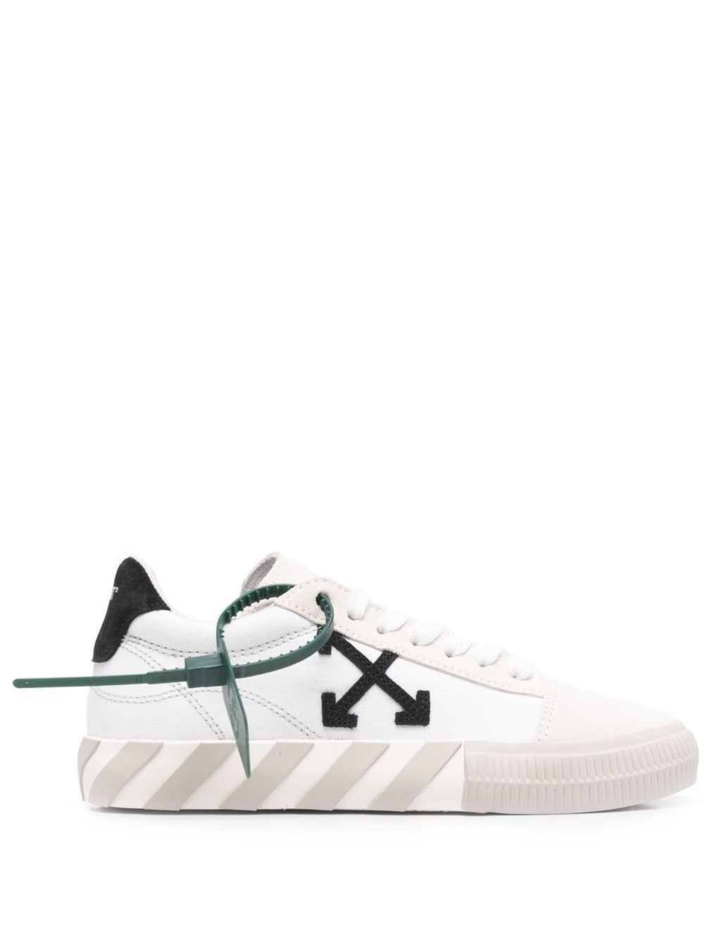 Кецове и обувки Off-White Low Vulcanized "White Beige Black" W Бяло | OWIA178S22LEA0010110, 0