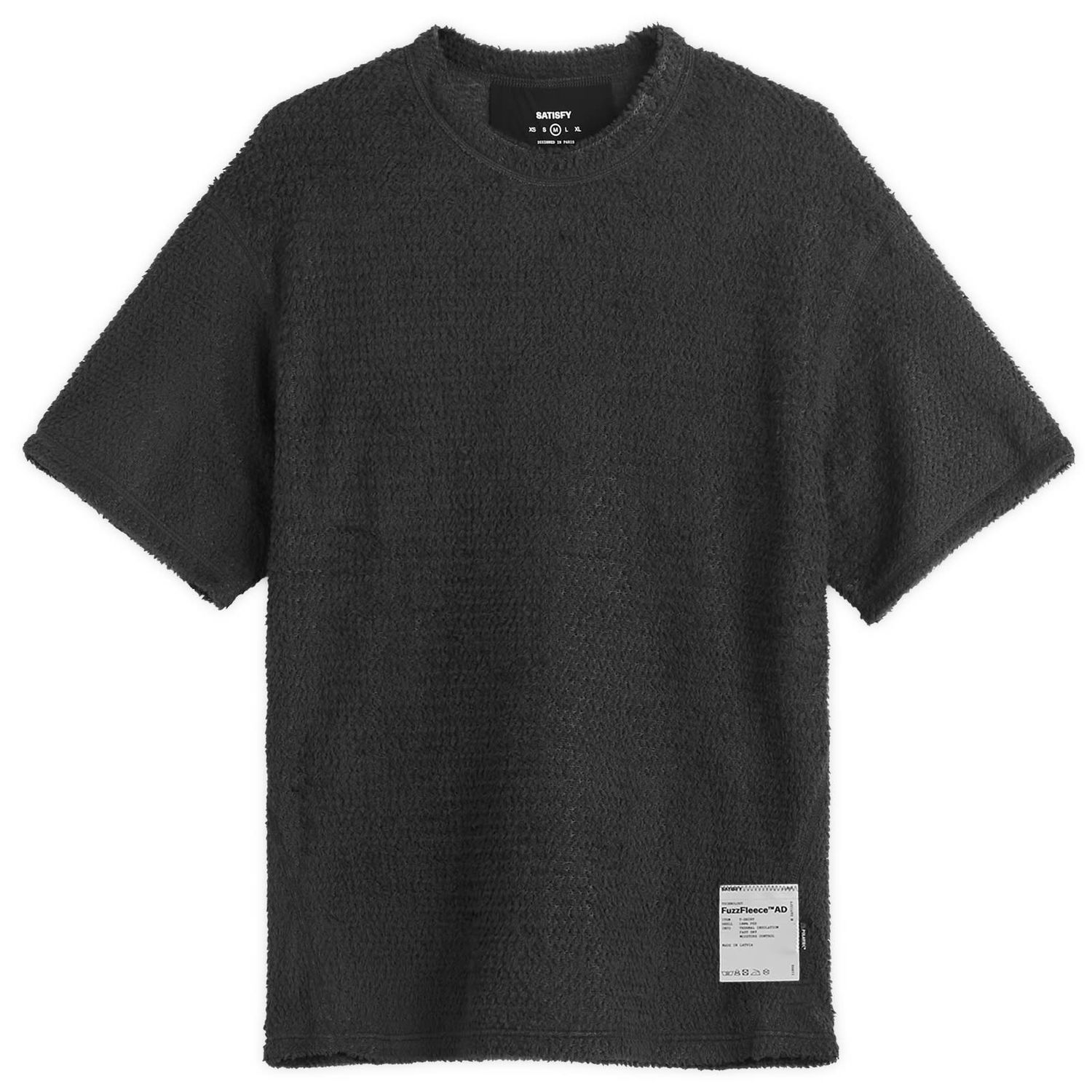 Тениска Satisfy Satisfy GhostFleece AD T-Shirt, Size Small Черно | 11066-PH, 0