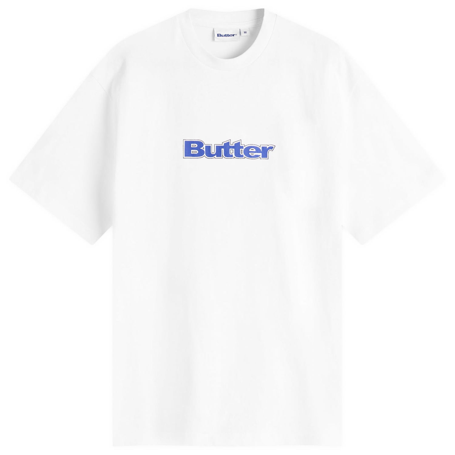 Тениска Butter Goods Outline Logo T-Shirt, Size Large Бяло | BG253100-WHT, 0
