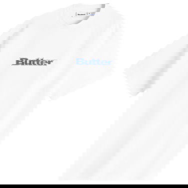 Тениска Butter Goods Outline Logo T-Shirt, Size Large Бяло | BG253100-WHT, 0