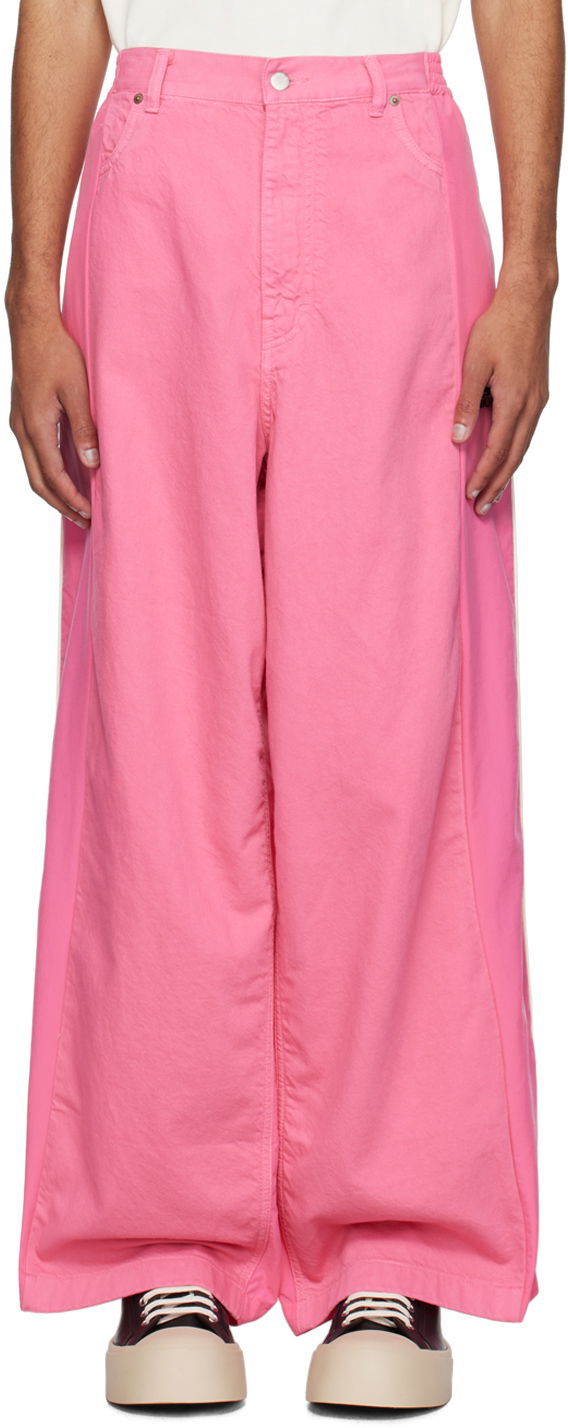 Панталони Ambush AMBUSH Paneled Jeans Розово | BMYB010S23DEN0013200, 0