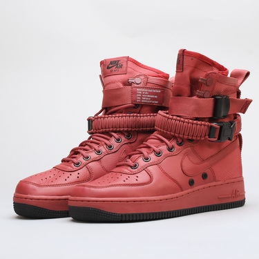 Кецове и обувки Nike SF Air Force 1 High ''Cedar'' W Червено | 857872-600, 1