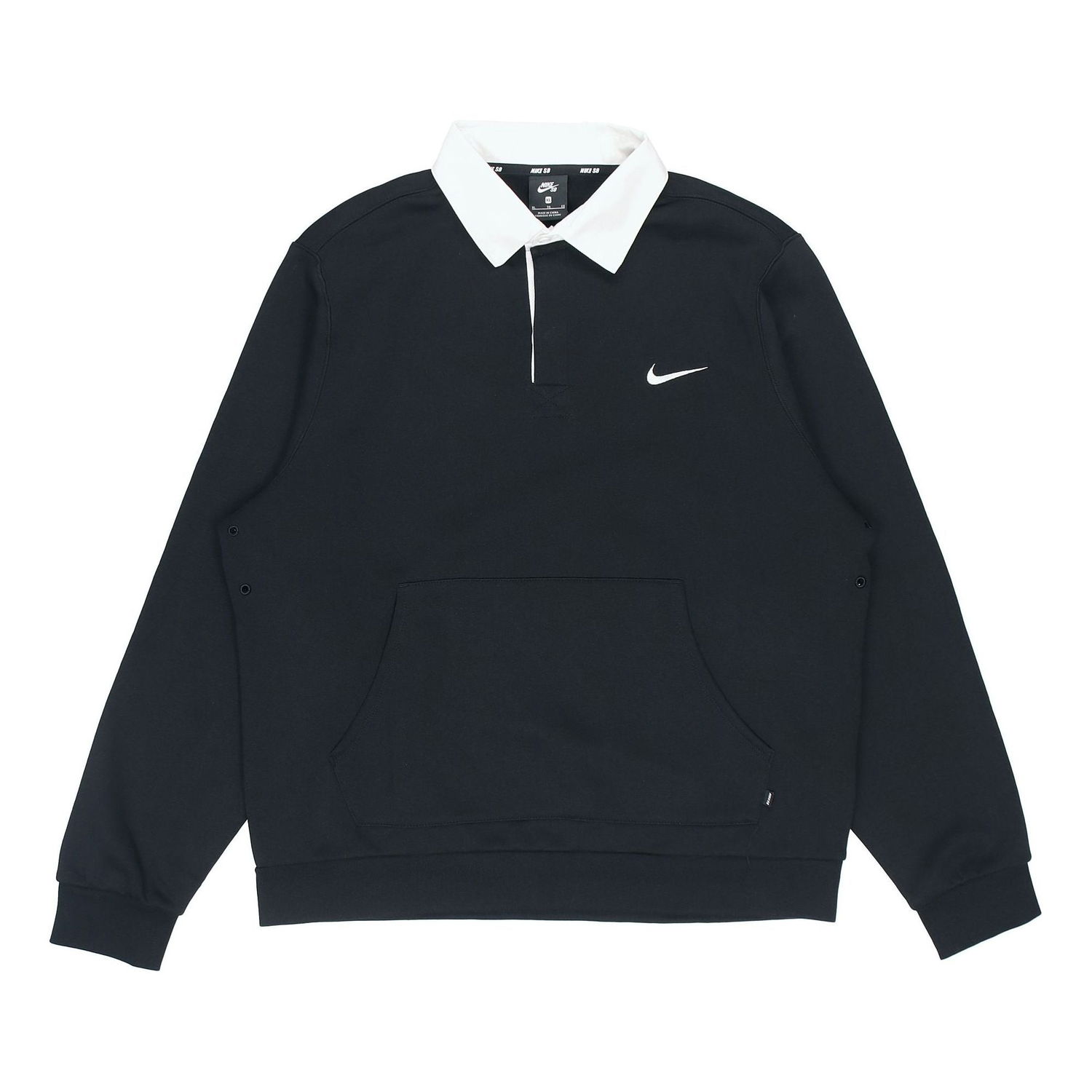 Поло тениска Nike SB SB Fleece Skate Knit Polo Черно | DM6483-010, 0