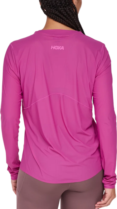 Тениска Hoka One One Hoka Airolite Run Long Sleeve Розово | 1151083-fsc, 1