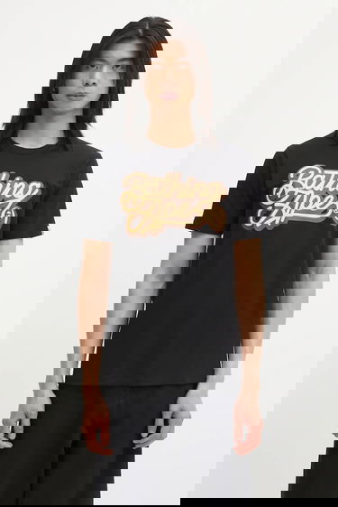 Тениска BAPE Script Logo T-Shirt Черно | 001TEL301055M, 0