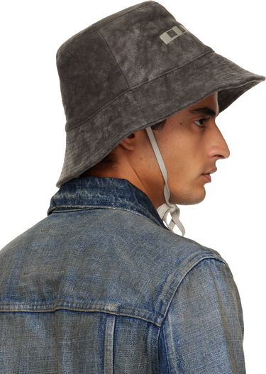 Шапка Rick Owens Rick Owens DRKSHDW Concordians Gilligan Bucket Hat Черно | DA02E7479 BMOEM6, 4