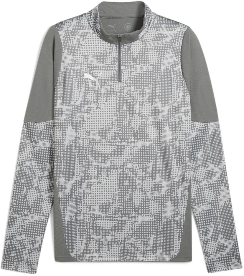 Тениска Puma Puma teamCUP Training 1/4 Zip Top Сиво | 659164-13
