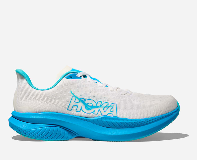 Кецове и обувки Hoka One One Mach 6, 9.5 Бяло | 1147790-WKY, 0
