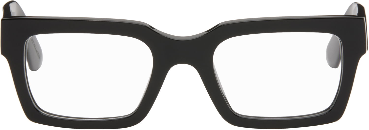 Слънчеви очила RETROSUPERFUTURE Numero 144 Rectangular Frame Glasses Черно | ZEF, 0