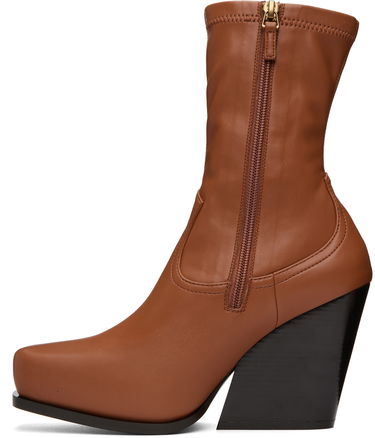 Кецове и обувки Stella McCartney Stella McCartney Cowboy Ankle Boots Кафяво | 810134W1IL0, 2