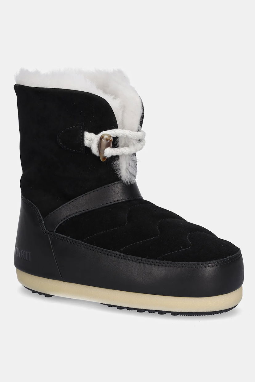 Кецове и обувки Moon Boot Suede Snow Boots EVX IGLOO Черно | 80D1470070.NL02
