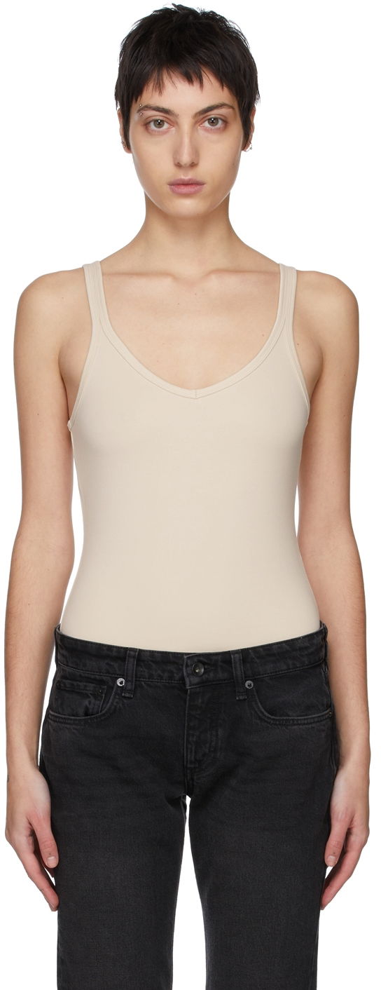 боди rag & bone rag & bone Archetype Roxie Bodysuit Бежово | WCW21H3001KL17, 0