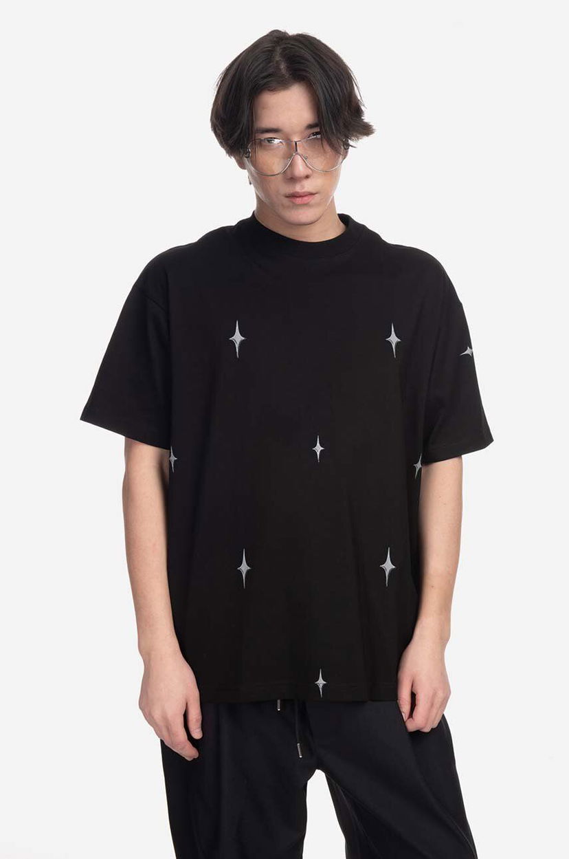 Тениска Stampd T-Shirt With Stars Print Черно | SLA.M3101TE