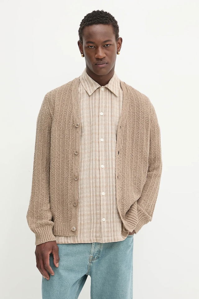 SAMICAH Textured Knit Cardigan