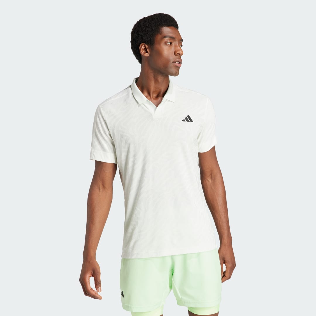 Поло тениска adidas Performance Tennis Airchill Pro FreeLift T-shirt Бяло | IL7383, 1