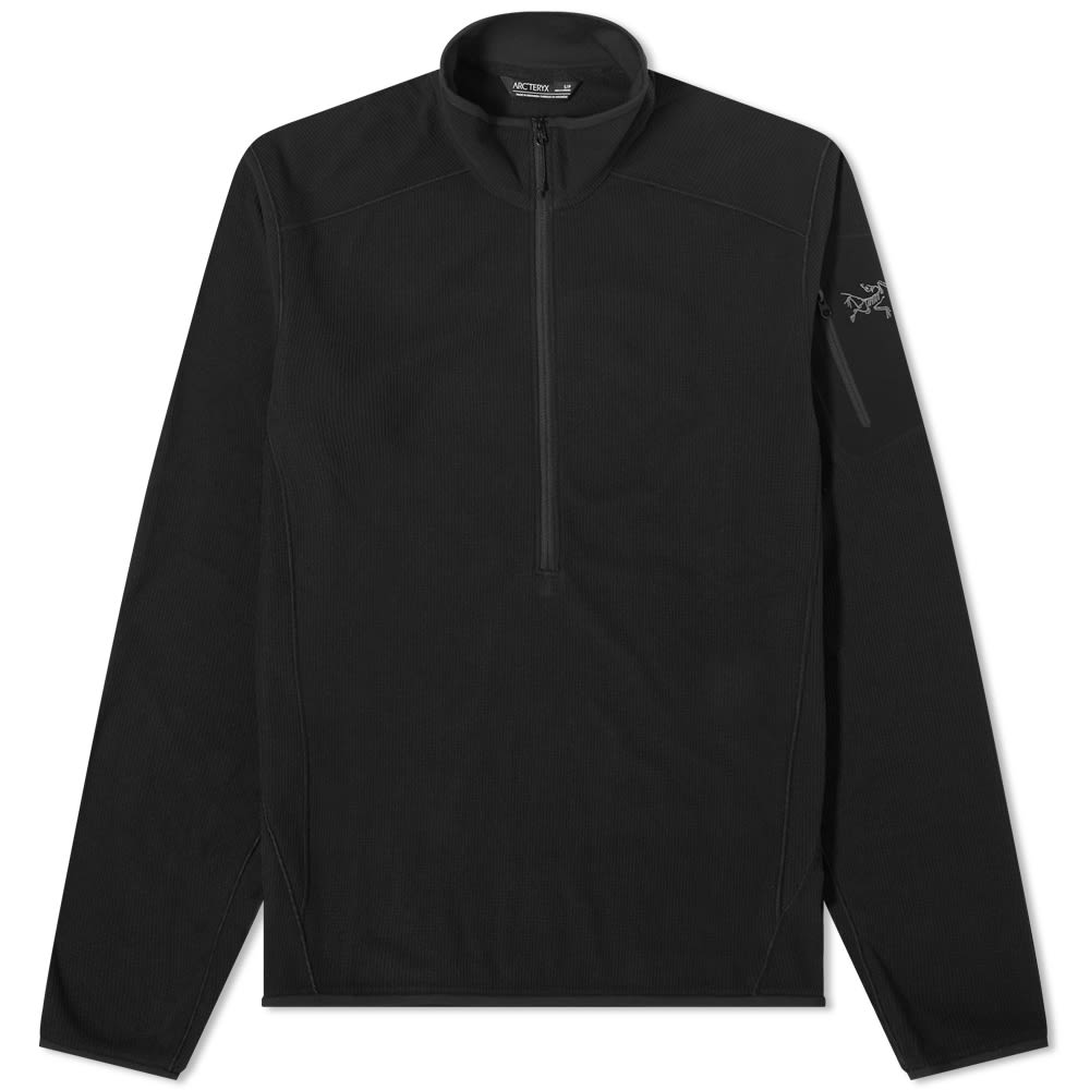 Суитчър Arcteryx Delta LT Zip Neck Waffle Fleece Черно | 23137-BK, 0