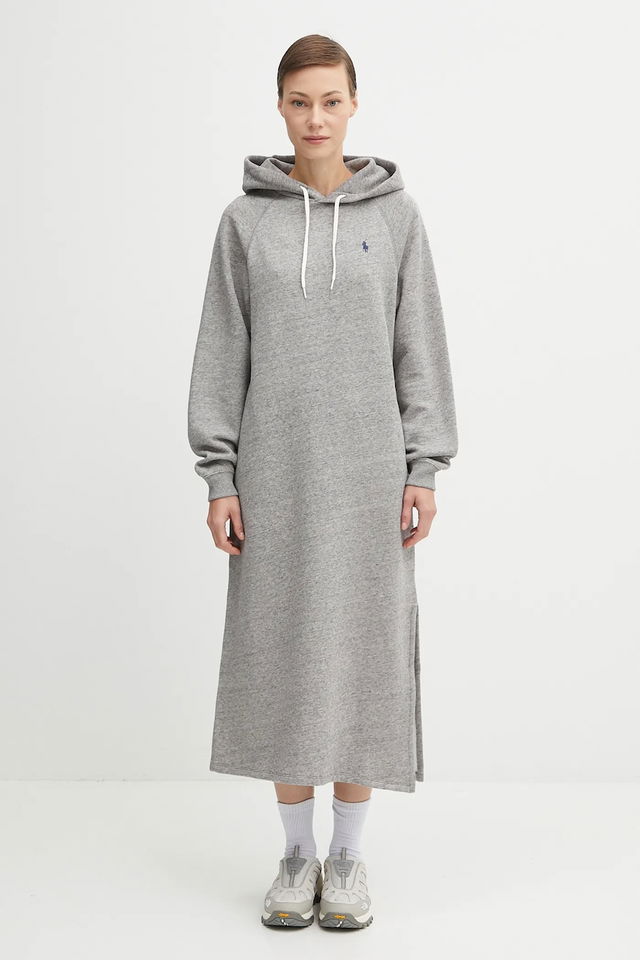 Polo Ralph Lauren Midi Hoodie Dress