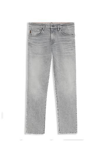 Дънки BOSS Maine Regular-Fit Comfort-Stretch Jeans Сиво | 50544654, 0