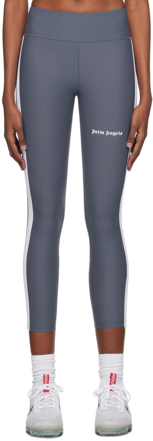 Клинове Palm Angels Stripe Leggings Сиво | PWVG001C99FAB0020701