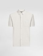 Dolce & Gabbana Short-Sleeved Openwork Polo Shirt