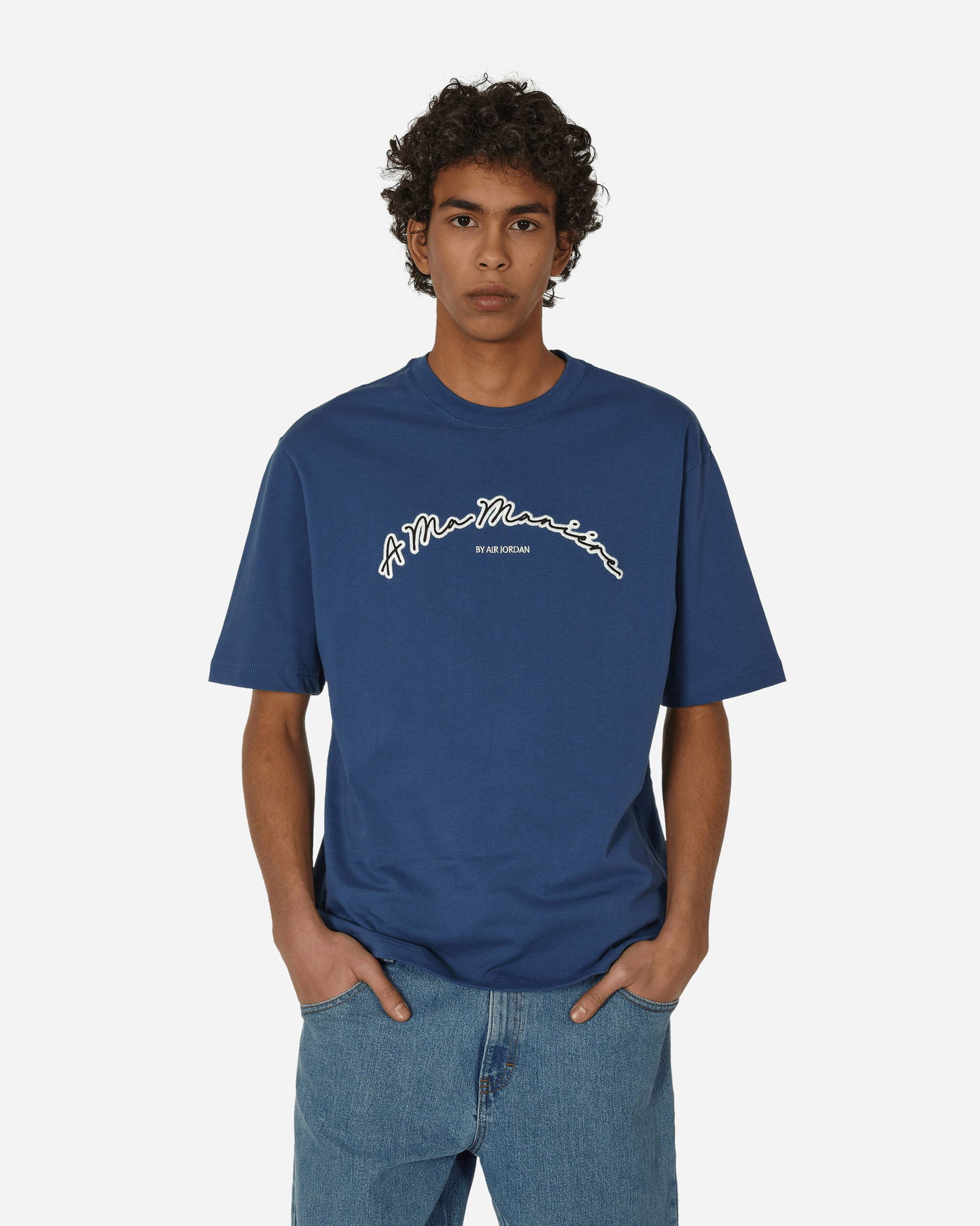 Тениска Jordan A Ma Maniére x T-shirt Тъмно синьо | FN0609-461, 1