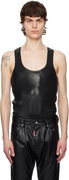 Dsquared2 Coated Ribbed Knit Tank Top