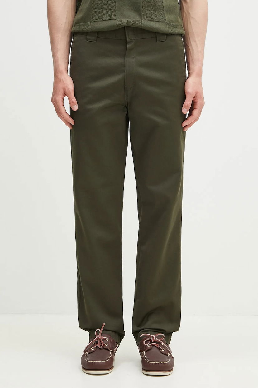 Панталони Carhartt WIP Master Pant Straight Fit Trousers Зелено | I034233.4102